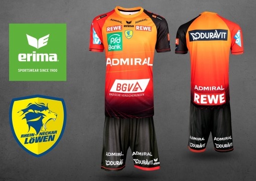 La nouvelle tenue des «Lions du Rhin » pour les meilleurs des meilleurs : ERIMA présente le maillot de Champions League des «Rhein Neckar Löwen»