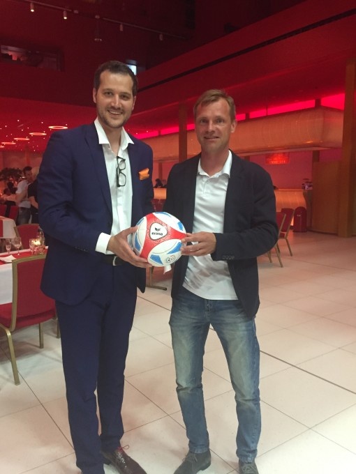 ERIMA présente le ballon officiel de la première ligue de football du Luxembourg.