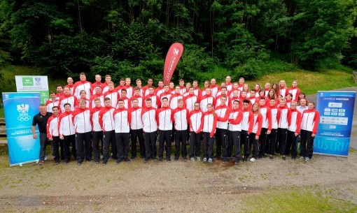 EYOF in Utrecht: Oostenrijks team aan de start in ERIMA CLUB 1900 