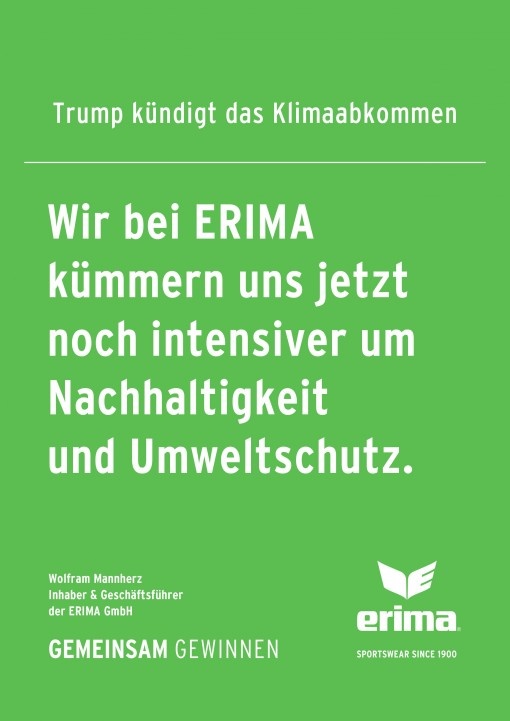 Project duurzaamheid: ERIMA reageert op Trumps klimaatpolitiek